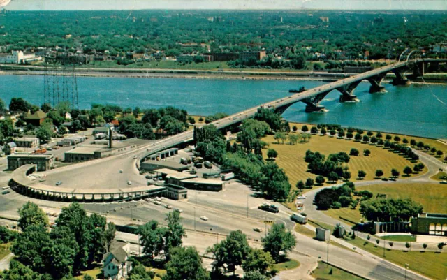 Ontario Kanada Friedensbrücke - Postkarte