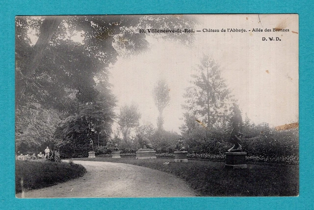 Villeneuve-Le-Roi , Château de l'Abbaye ... : CPA , Carte Postale ancienne /Mc