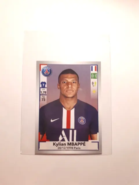 Kylian Mbappe sticker Panini Foot Ligue 1 2019/20 PSG France 383
