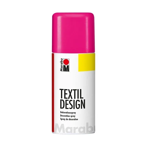 (53,27€/l) Marabu TextilDesign neon-pink Colorspray für Textilien, 150 ml