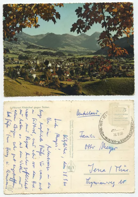 16653 - Kitzbühel facing south - postcard, run 28.9.1960