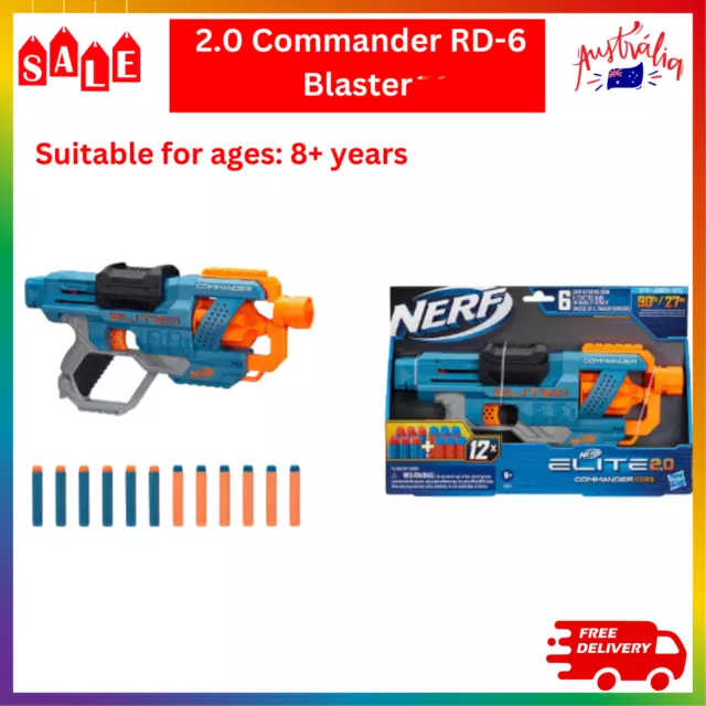 Nerf Elite 2.0 Star Phoenix CS-6, Includes 12 Official Nerf Darts, Ages 8+  