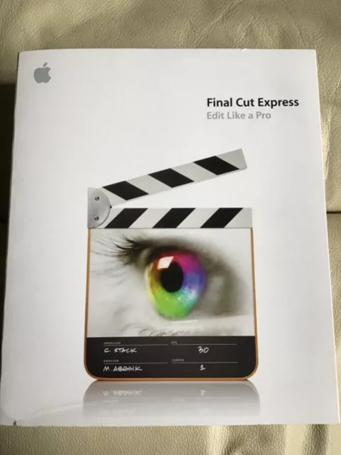 Apple Final Cut Express ~ Edición de video para Mac sellado