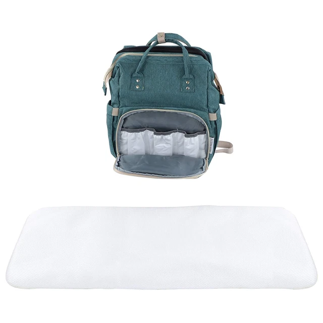 Foldbale Diaper Bag 3 in 1 Baby Bed Portable Bassinet Crib Backpack Travel/Sleep