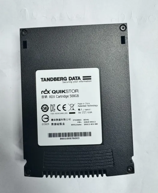 RDX Quantum 500 GB  Data Cartridge
