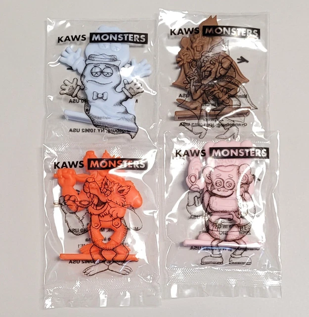 2022 GENERAL MILLS Kaws Monsters Cereal Figures - Set of 4 $35.00