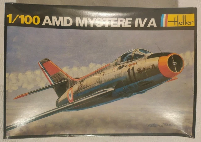 ZO003 HELLER 003 maquette avion 1/100 AMD Mystere IV A prototype CEAM EUR 55,20 - FR