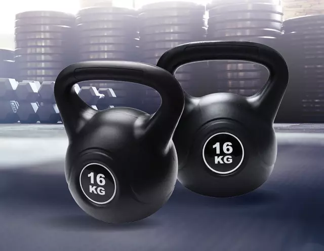 Kettle Bell 16KG Training Weight Fitness Gym Exercise Kettlebell Dumbell