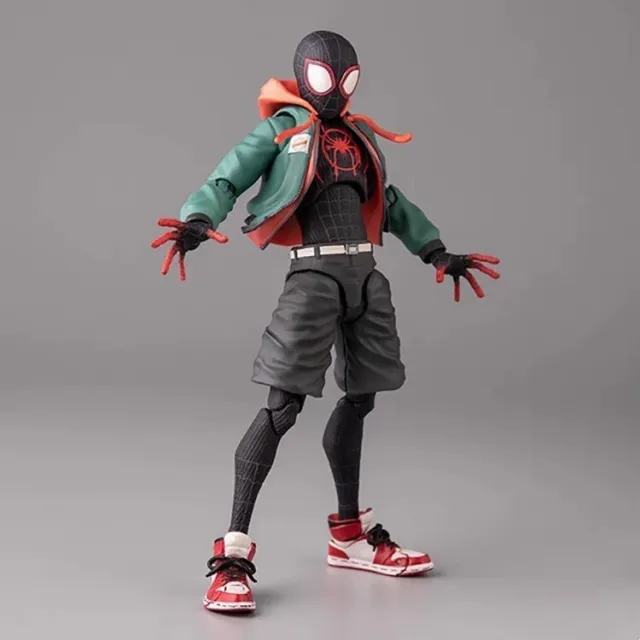 Spiderman Miles Morales PVC Action Figure Toy Across the Spider-Verse Collection