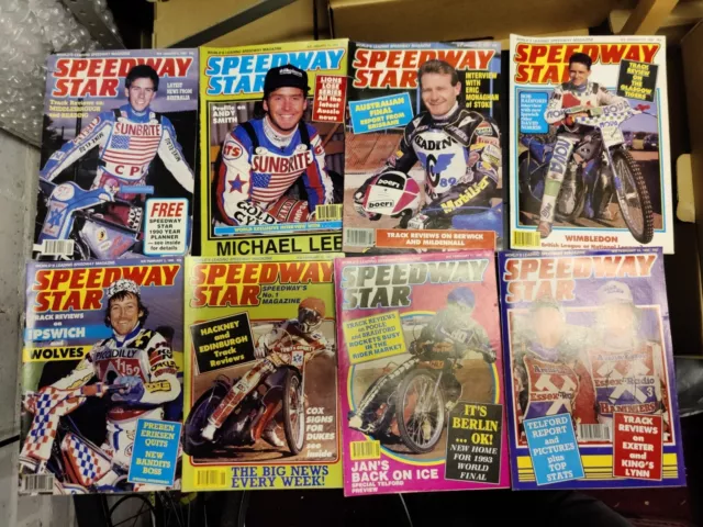 Speedway Star Magazine 1990 Complete (52 issues) Collectible Vintage