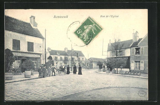 CPA Bonneuil, Rue de l´Église
