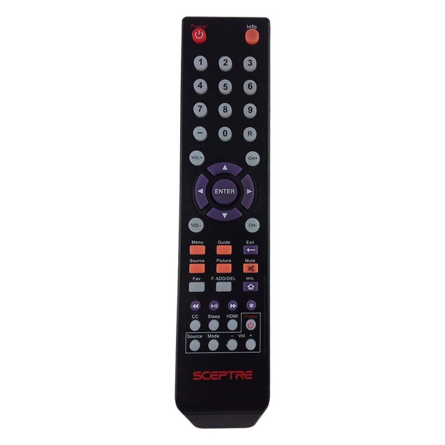 USED Original OEM Sceptre 142020479999K for E195BVSR TV Remote Control