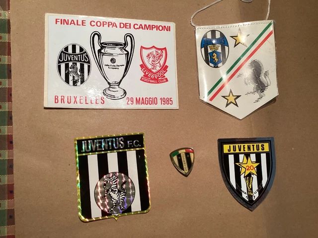 Adhésif Juventus Coppa Campioni 1984-85 - Guerin Sportivo Vintage
