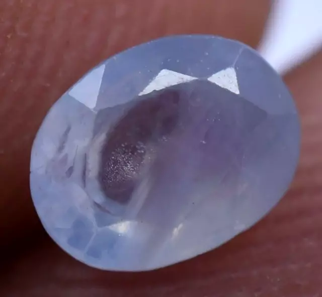 Untreated Natural Blue Ceylon Sapphire 0.80 CT Certified Oval Loose Gemstone