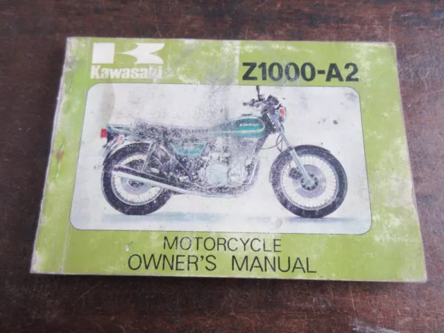 Kawasaki Z1000 Z1000-A2 1977 OEM Owner's Manual Fahrer-Handbuch