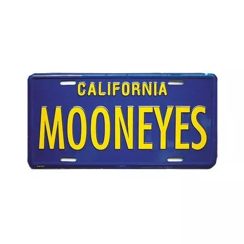 MOONEYES Kennzeichen Californien blau license plate vintage style beach surf fun