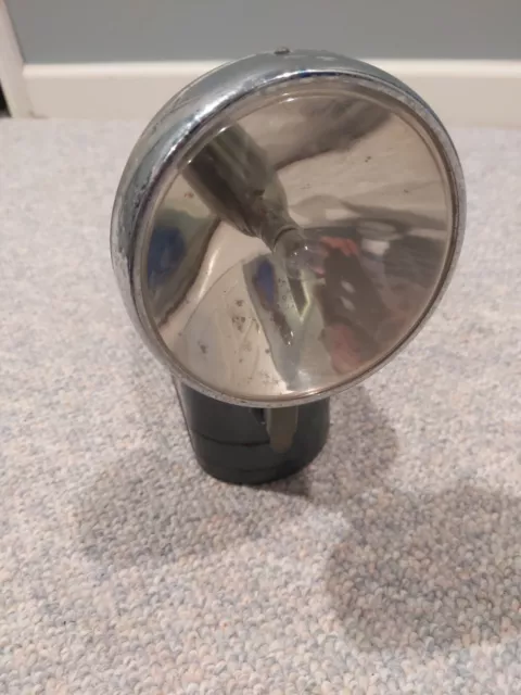 Vintage DELTA POWER KING 12 VOLT LANTERN 60s 70s Flashlight Untested 3