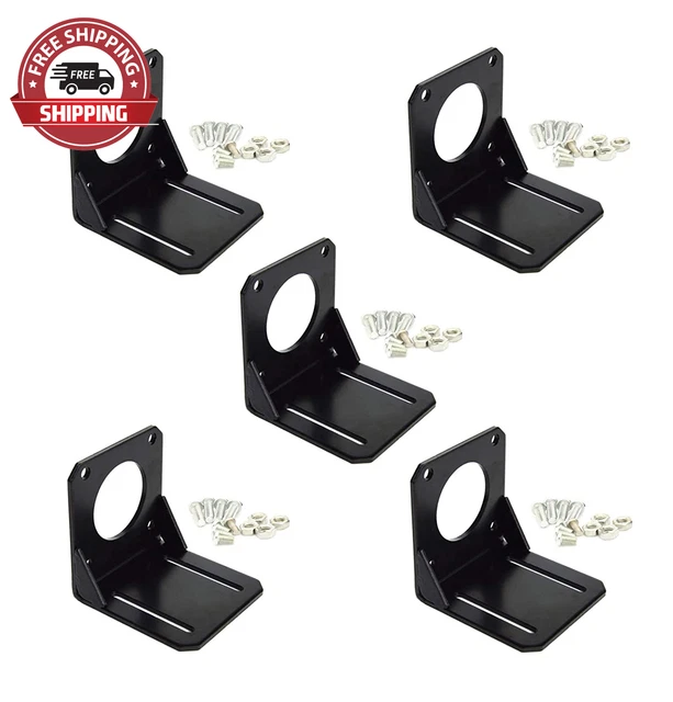 5Pcs Nema17 42 Stepper Motor Mounting Bracket Holder L Shape Fixed Seat Stepper