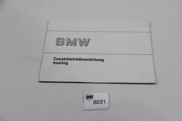 Original BMW E30 Touring Manuel 1499781442 Mode D 'em Ploi