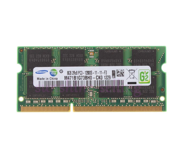 Samsung 8GB 2RX8 DDR3 1600MHz PC3-12800S 204PIN SODIMM Laptop RAM Memory 1.5V ！t