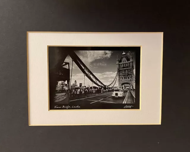 Aldo Cervato Signed Photograph Tower Bridge, London ~ 1 of 3 Listings