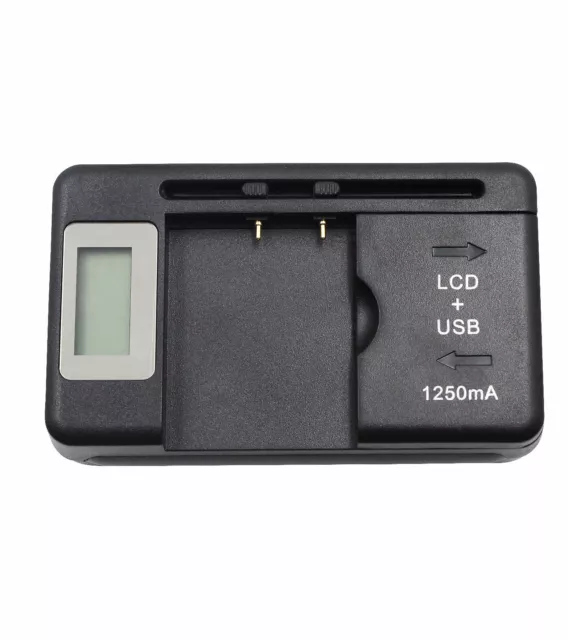 Camera Battery Charger with LCD for Samsung BP88A DV300 DV300F DV305 DV305F