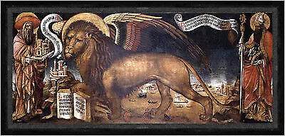 The Lion andante of St. Mark Donato Veneziano Heilige Markus Löwe Faks_B 01422