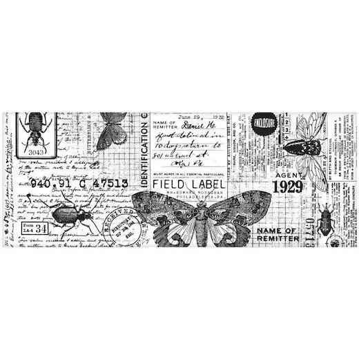 Papel de collage Tim Holtz Idea-ology 6 yardas - Entomology TH94120