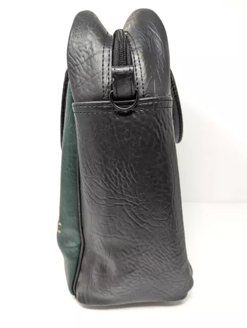Bolso accesorio de zapatos vintage Nick Faldo Golf Institute Marriott de cuero en relieve 3