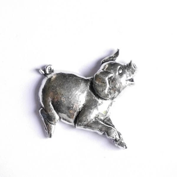 Hucha Pin de Solapa Pin Agujón Regalo Decoración Cerdo Nuevo