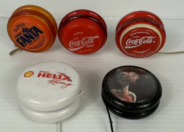 5 x Different Yoyo’s Incl Fanta Coca Cola & ET Free Post