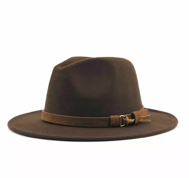 Cappello Fedora Classico Tesa Larga Cappello Gangster Uomo Donna Vintage Cappelli Trilby Panama