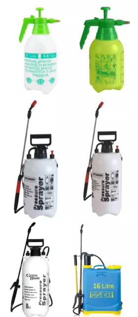 Garden Backpack Water Spray Bottle Knapsack Pressure Sprayer Weed Kill