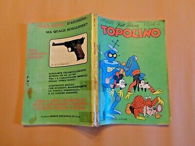 Topolino N° 623 Originale Mondadori/Disney Discreto 1967 Bollini