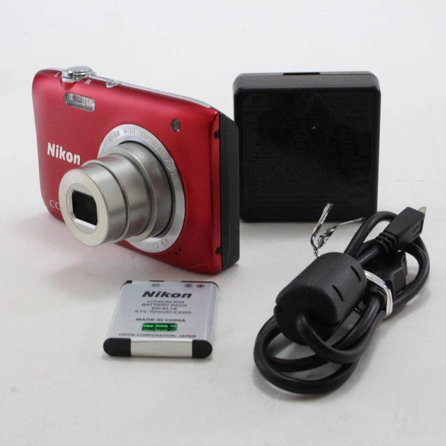 【即日配送可】Nikon COOLPIX S2900 レッド Amazon | Nikon デジタルカメラ COOLPIX S2900 5倍ズーム 2005万