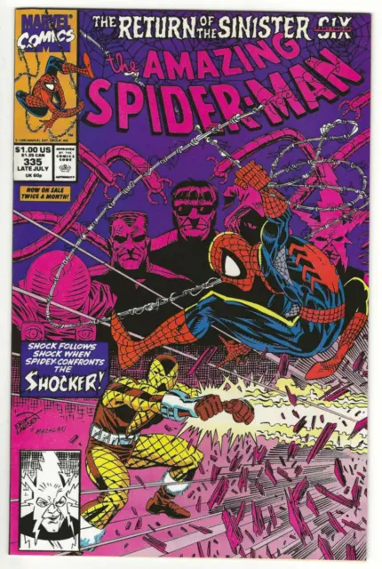 Marvel Comics THE AMAZING SPIDER-MAN #335 first printing