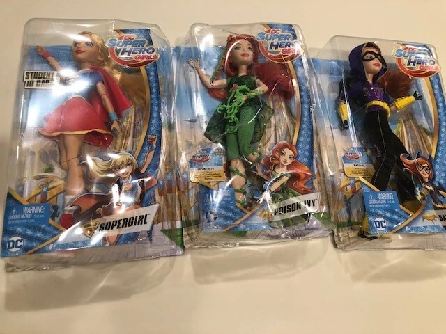 12& DC SUPER Hero Girls Dolls- Poison Ivy or Batgirl or Supergirl YOU