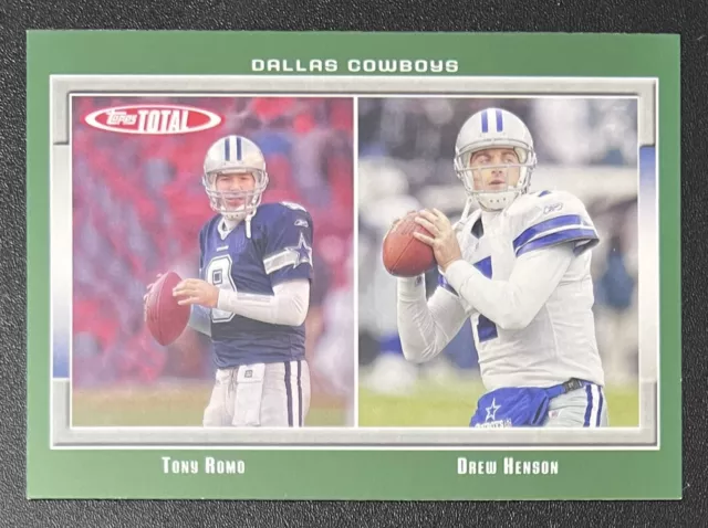 Tony Romo & Drew Henson 2006 Topps Total #77 - Dallas Cowboys