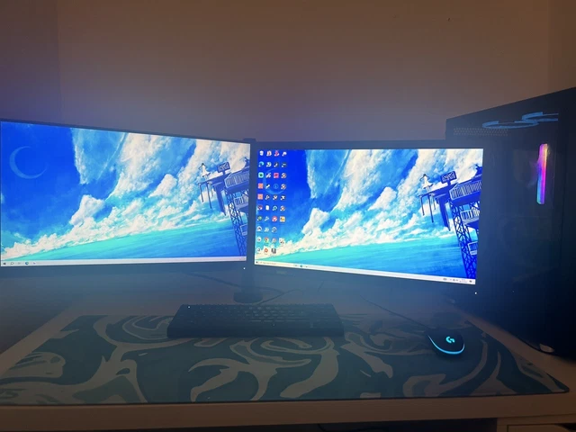 Dual Monitor Gaming Pc Setup