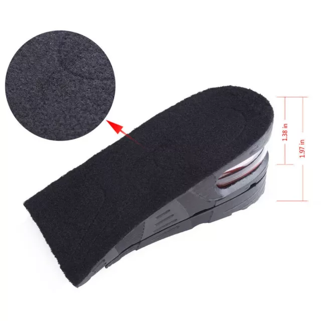 Men Women Shoe Insole Air Cushion Heel insert Increase Height Tall Lift Shoe Pad 3