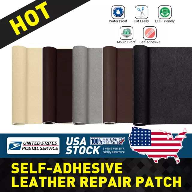 Leather Repair Tape Self-Adhesive Patch for Furniture Couch Car Seat Vinyl Chair