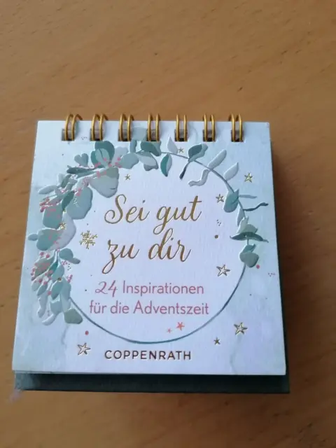 "Sei gut zu dir" Mini Tisch Adventskalender von Coppenrath 24 Inspirationen NEU