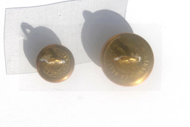 RARE BOUTON PLAT UNIFORME ANCIEN - ECOLE N.D DES AYDES BLOIS - A.O