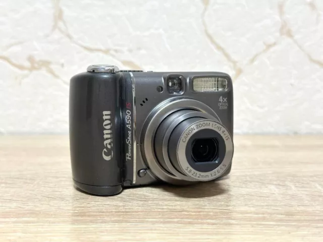 Canon PowerShot A590 IS Digital Camera 8.0 Megapixel 4x Optical Zoom Worker