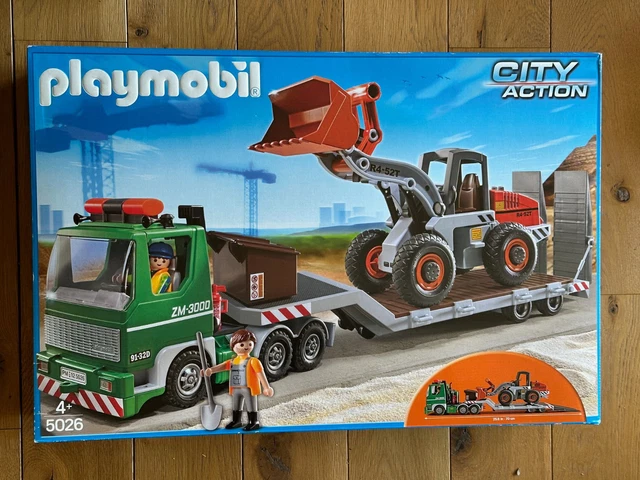 PLAYMOBIL vintage city life town action camion police set 3253 de 1977