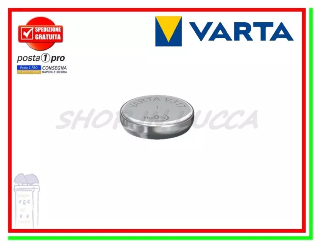 batteria pila VARTA V317 SR516SW SR62 317 616 280-58 9939 080-D55 SB-AR CA