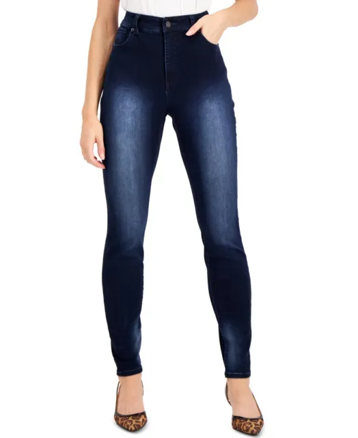 MSRP $80 Inc International Concepts High Rise Super-Skinny Jeans Navy Size 0