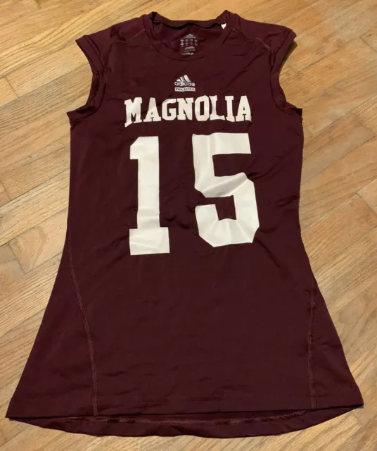 adidas Men’s TECHFIT Magnolia Football Compression Shirt Sz. M NEW #15 CLIMALITE