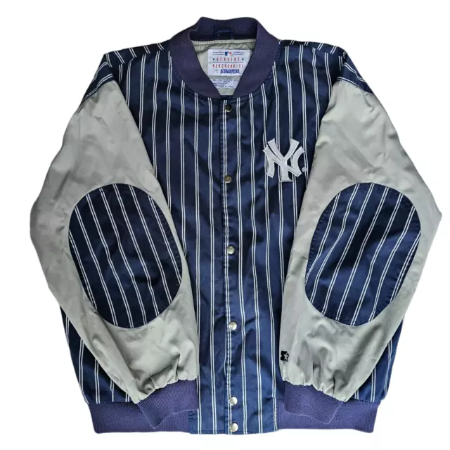 Vintage Starter New York Yankees MLB Starter Baseball Varsity Jacket Mens XL