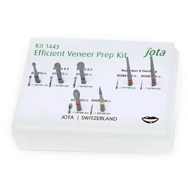 Jota Dentistry Jota Veneer Prep 7-pc Kit, FG Shank